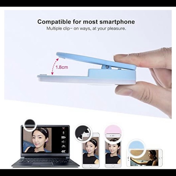 Pink selfie light for phone - Picture 6 of 7